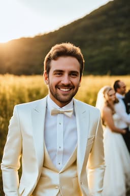 wedding groom photoshoot ceremony AI